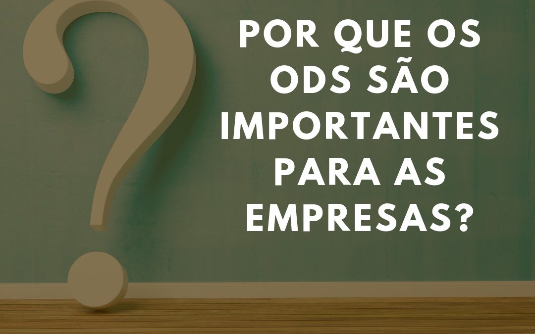 Por que os ODSs são importantes para as empresas?